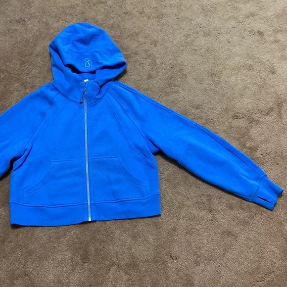 ❌Sold❌ Lululemon Blue Nile Scuba Oversized Full Zip - Picture 4 of 12